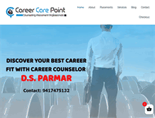 Tablet Screenshot of careercarepoint.com
